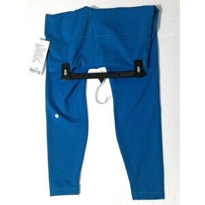 New NWT Lululemon Leggings 14 HR 28 Womens Hawaiian Blue Wunder Train Pretty